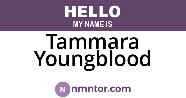 Tammara Youngblood