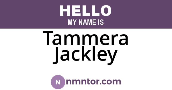 Tammera Jackley