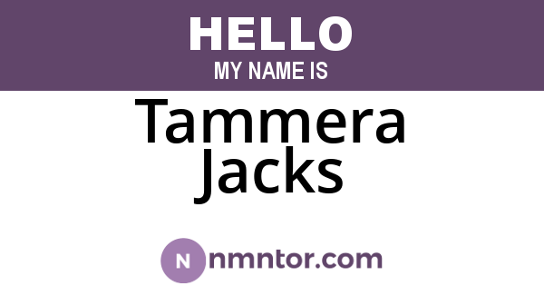 Tammera Jacks