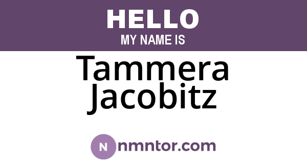 Tammera Jacobitz