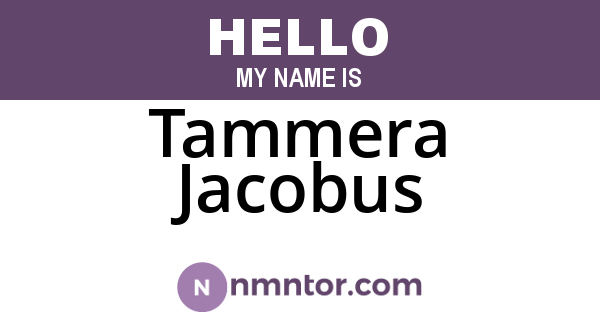 Tammera Jacobus