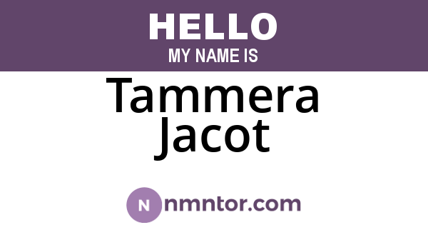 Tammera Jacot