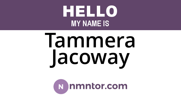 Tammera Jacoway
