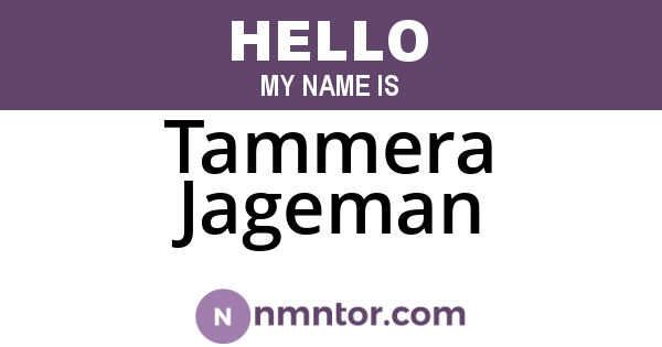 Tammera Jageman