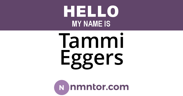 Tammi Eggers