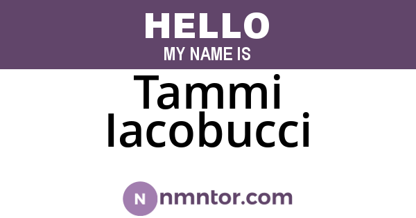Tammi Iacobucci