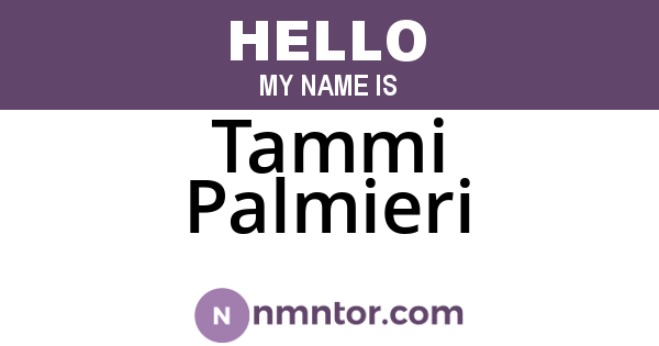 Tammi Palmieri