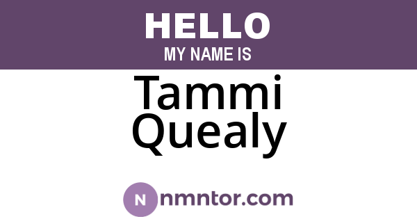 Tammi Quealy