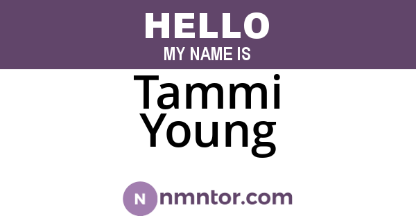 Tammi Young