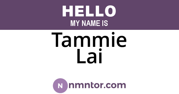Tammie Lai