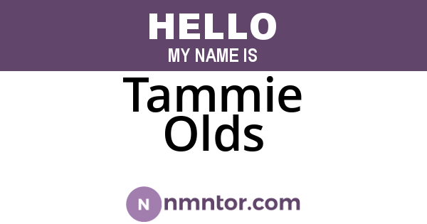 Tammie Olds