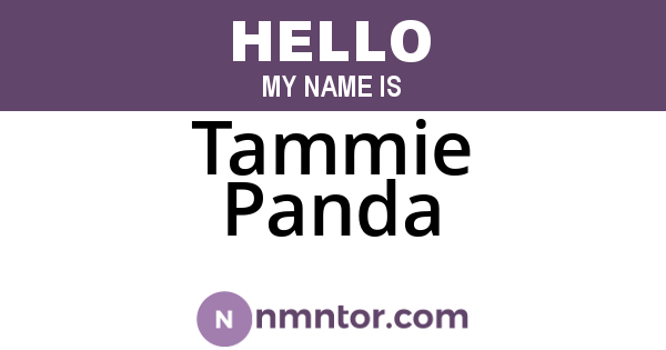 Tammie Panda