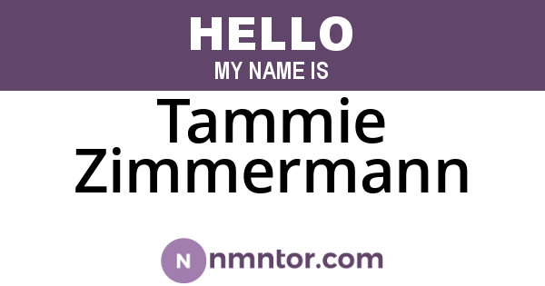 Tammie Zimmermann