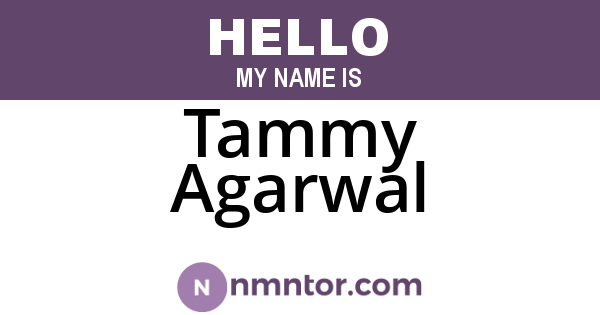 Tammy Agarwal