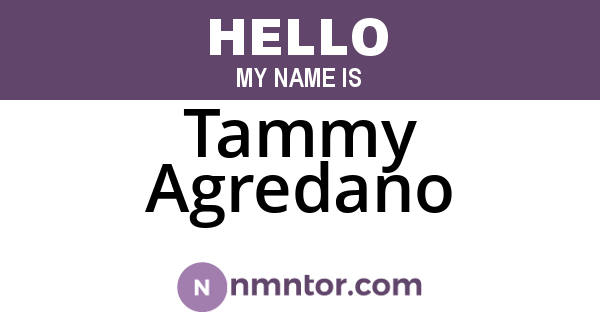 Tammy Agredano