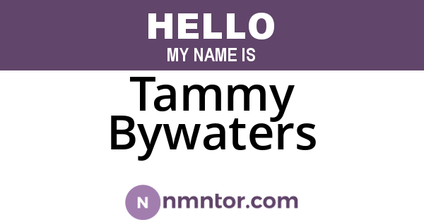 Tammy Bywaters
