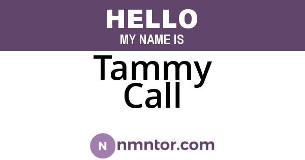 Tammy Call