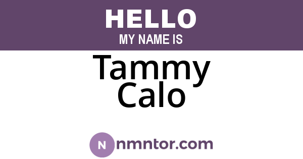 Tammy Calo