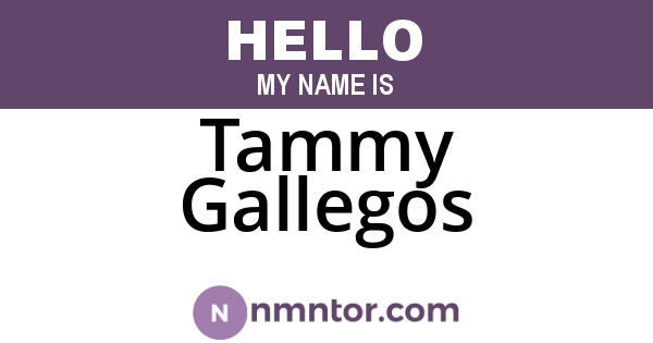 Tammy Gallegos