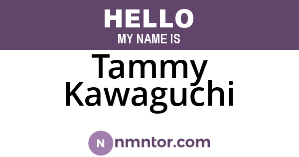 Tammy Kawaguchi