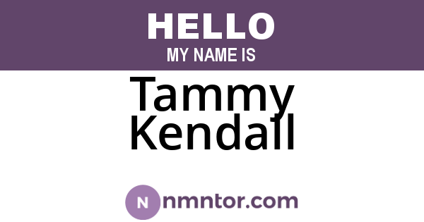 Tammy Kendall
