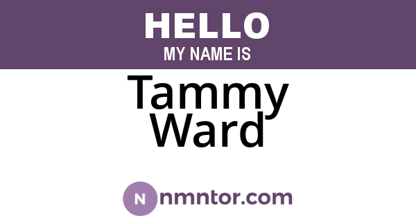 Tammy Ward