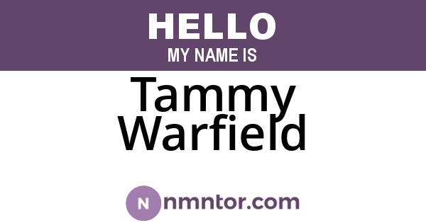 Tammy Warfield