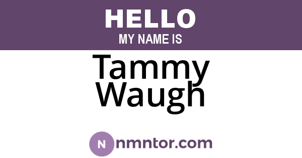 Tammy Waugh