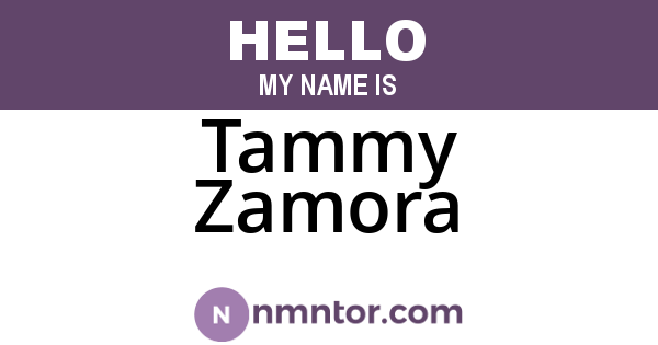 Tammy Zamora