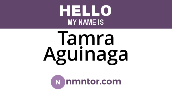 Tamra Aguinaga