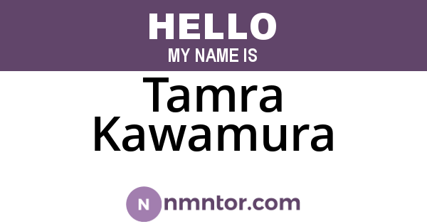 Tamra Kawamura