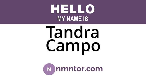 Tandra Campo