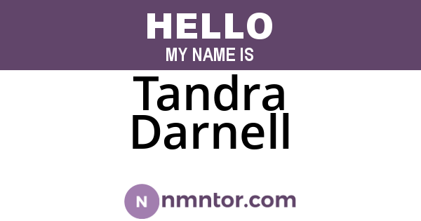 Tandra Darnell