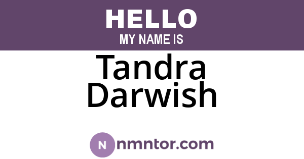Tandra Darwish