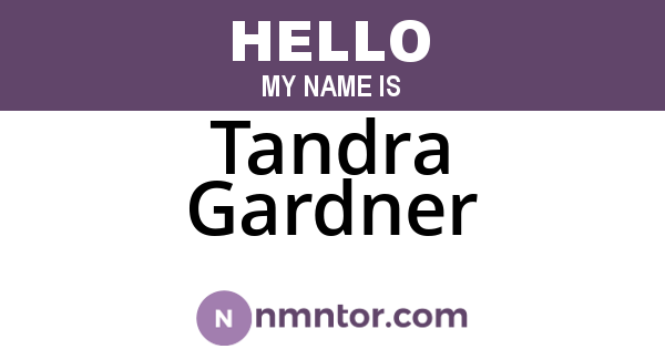 Tandra Gardner