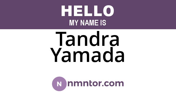 Tandra Yamada