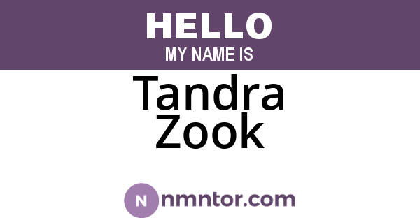 Tandra Zook