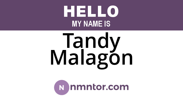 Tandy Malagon