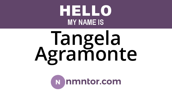 Tangela Agramonte