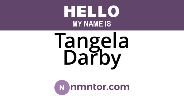 Tangela Darby