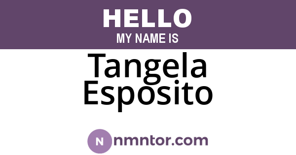 Tangela Esposito
