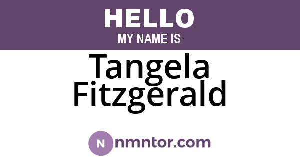 Tangela Fitzgerald