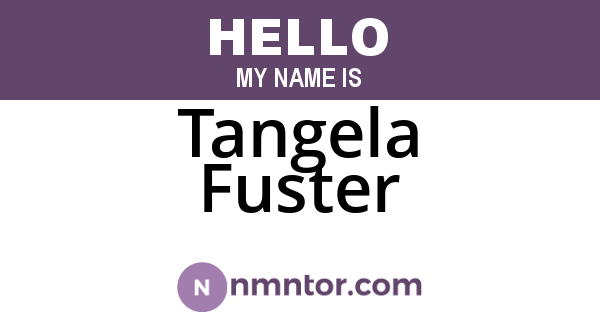 Tangela Fuster