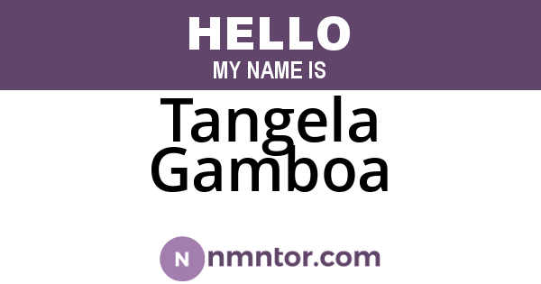 Tangela Gamboa