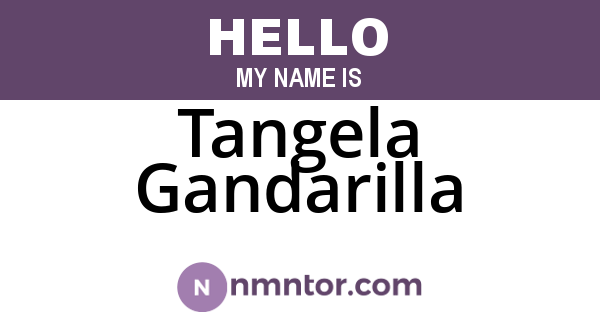 Tangela Gandarilla