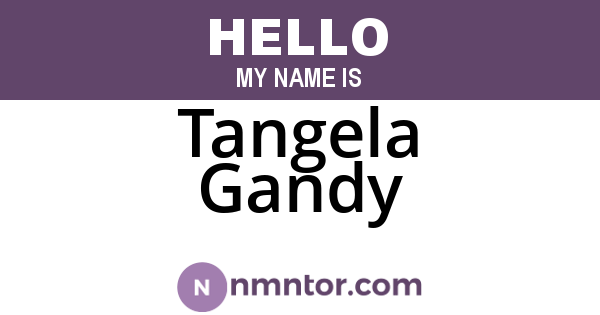 Tangela Gandy