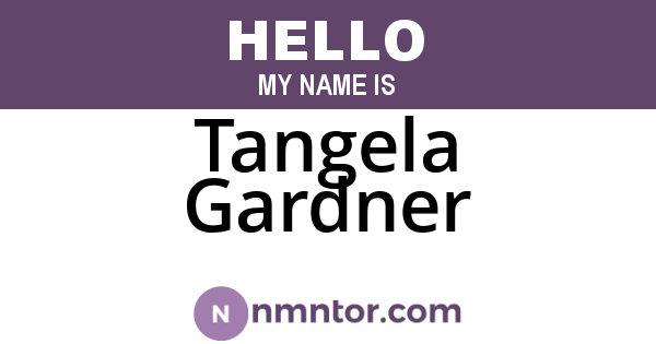 Tangela Gardner