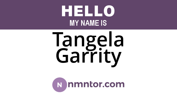 Tangela Garrity