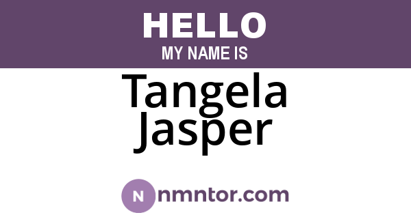 Tangela Jasper