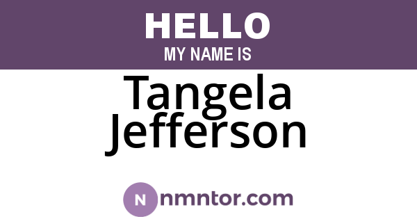 Tangela Jefferson